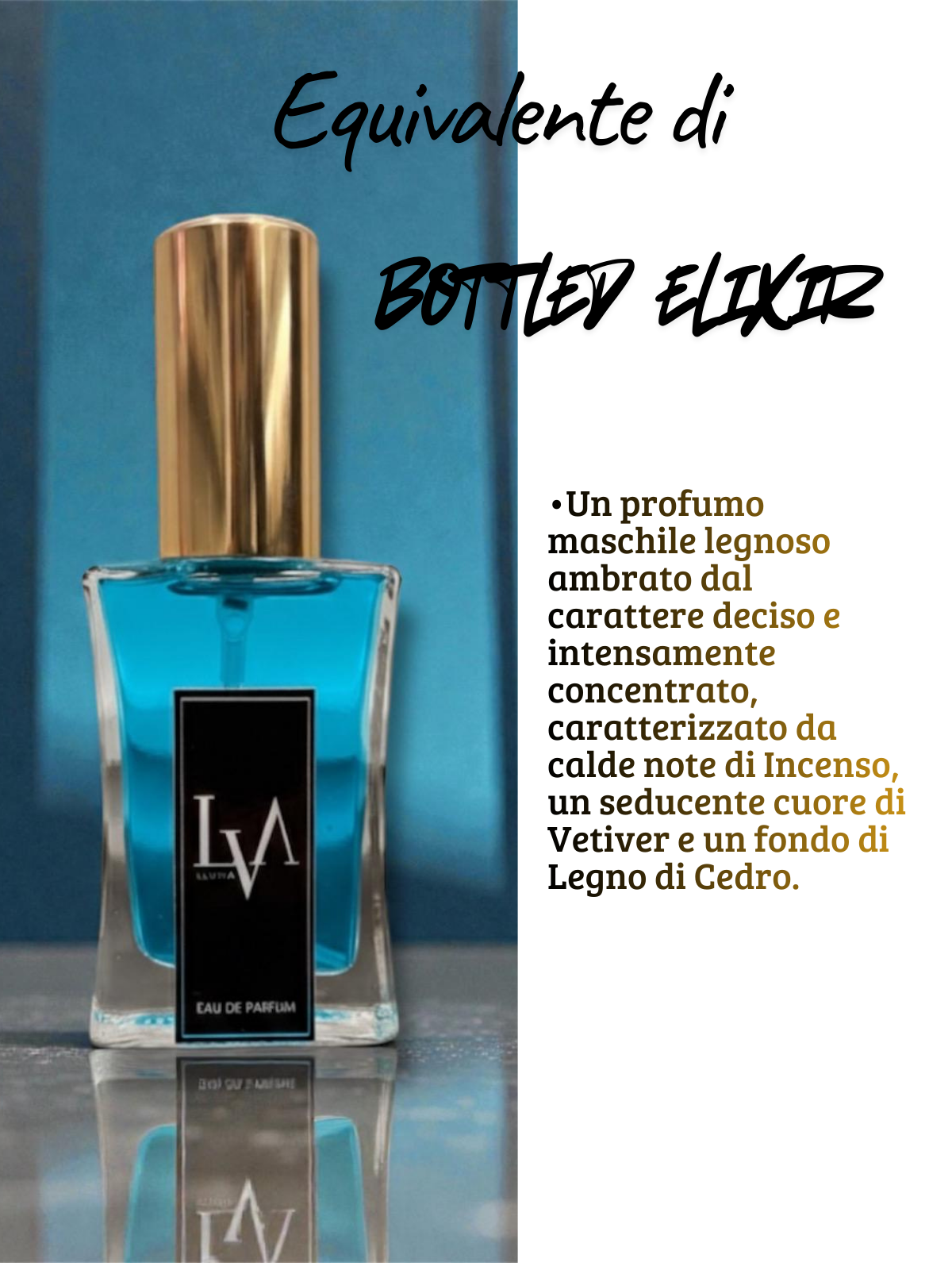 Profumo uomo n M019 (equivalente di Boss Bottle Elixir)
