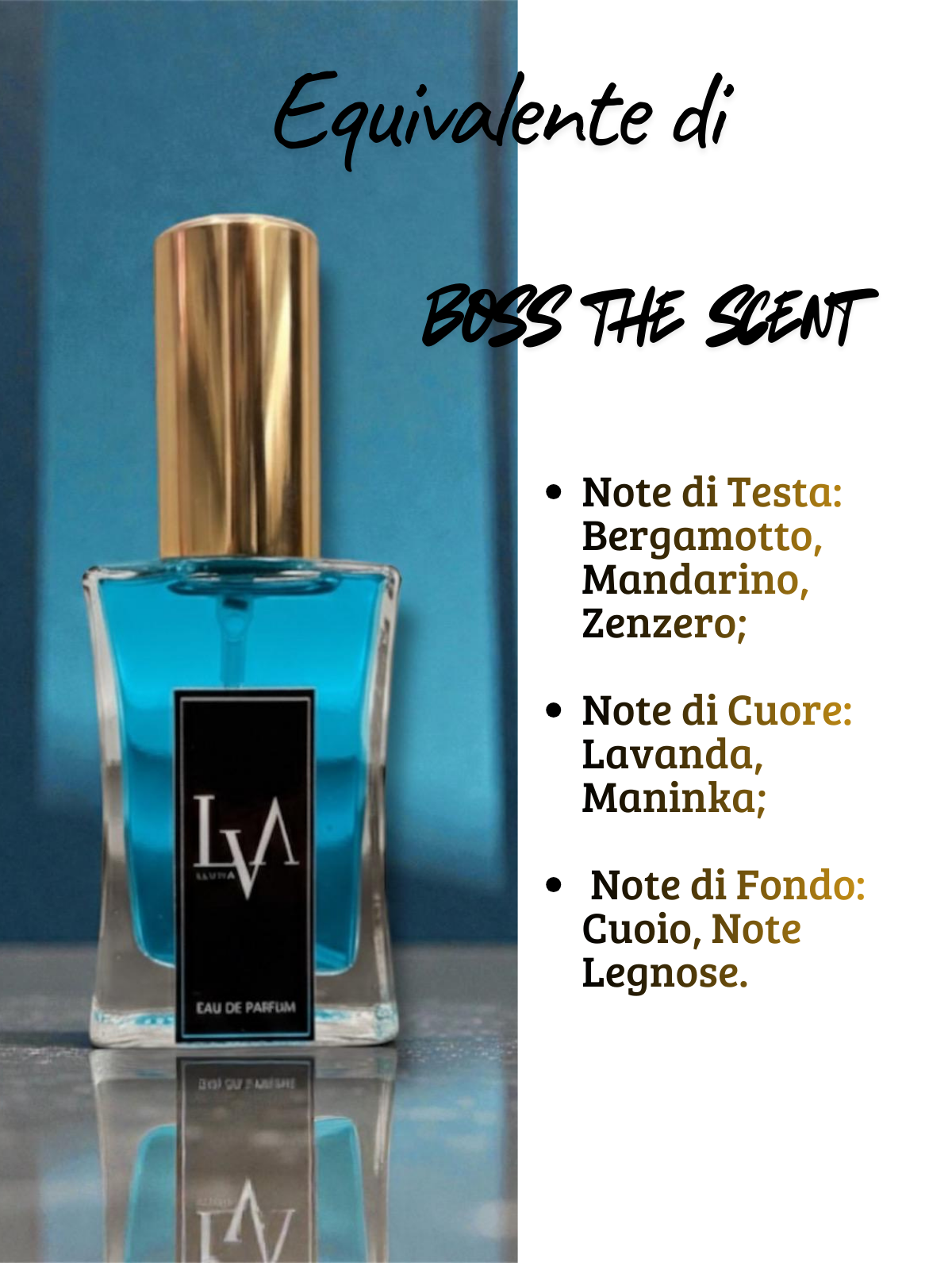 Profumo uomo n M028 (equivalente di Boss The Scent)