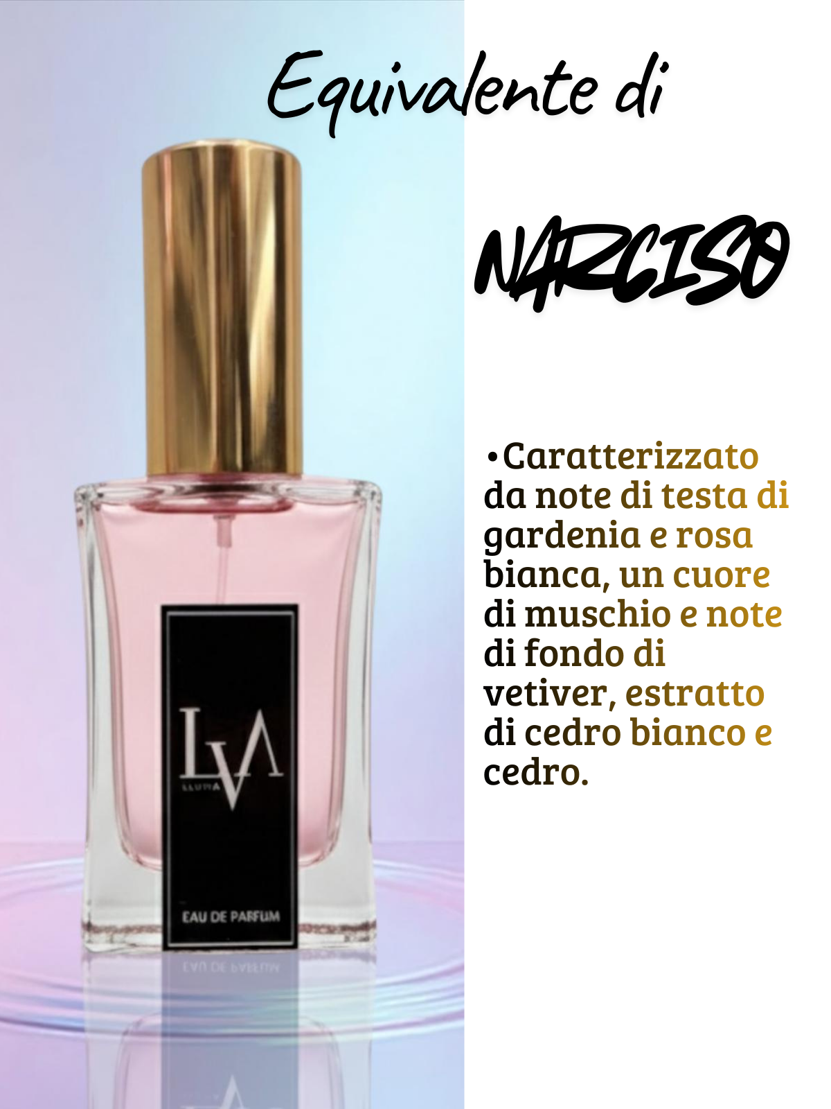 Perfume de mujer n F032 (equivalente a Narciso)