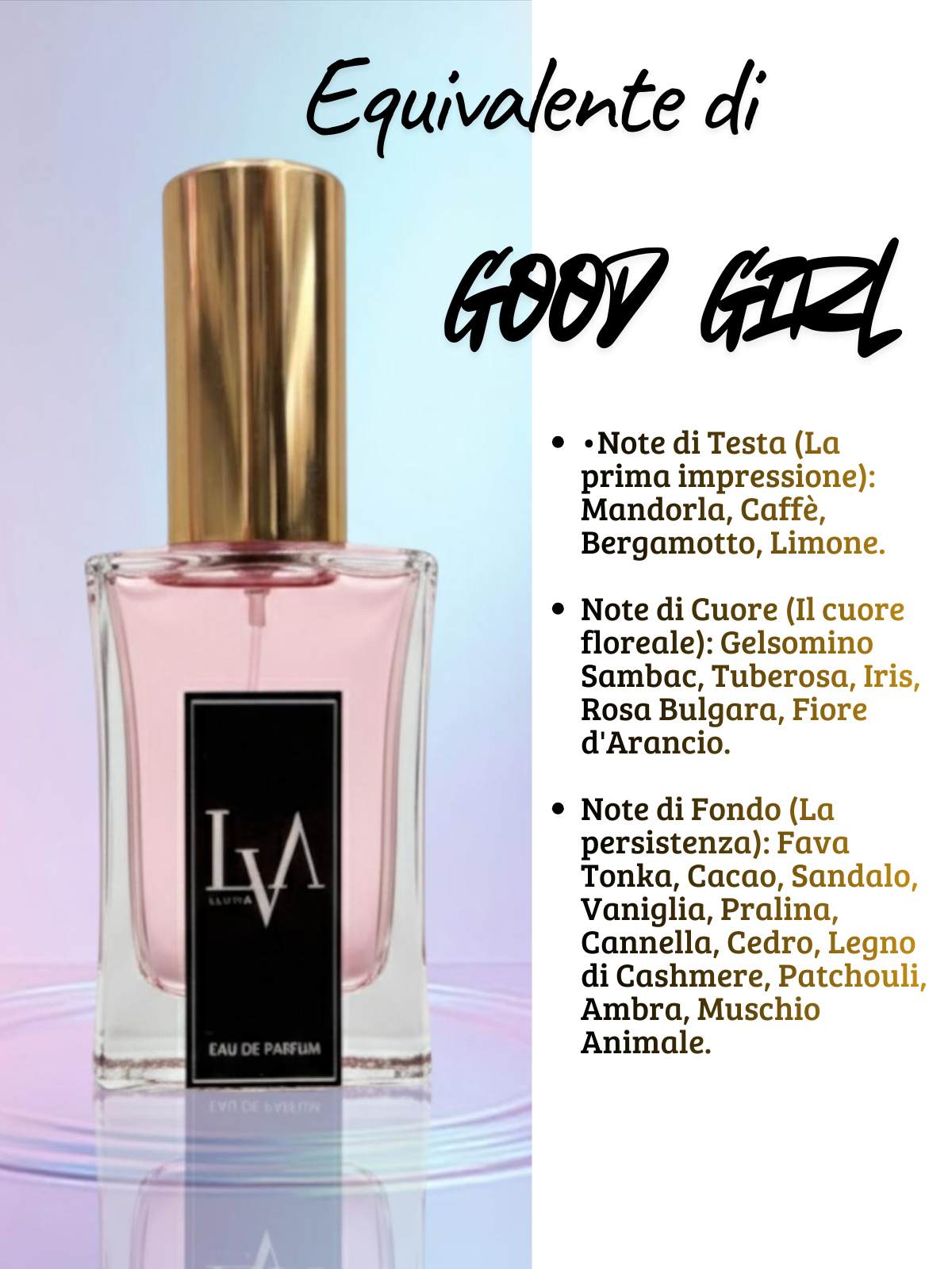 Perfume de mujer n.º F029 (equivalente de Good Girl)