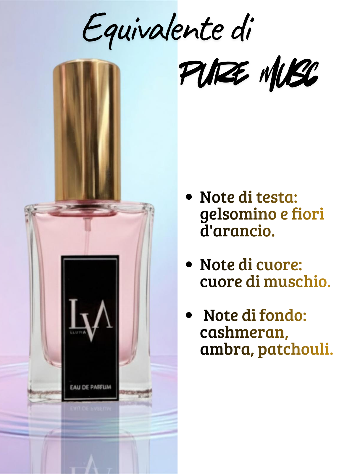 Perfume de mujer n.º F046 (equivalente a Musc de Narciso Rodriguez)
