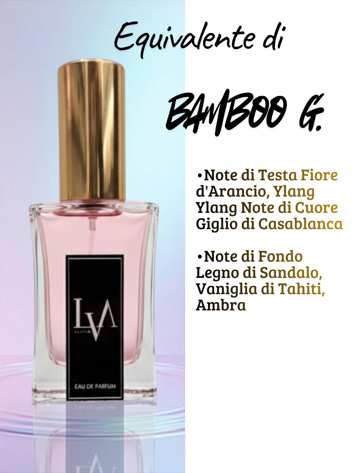 Profumo donna n F030 (equivalente di bamboo gucci)