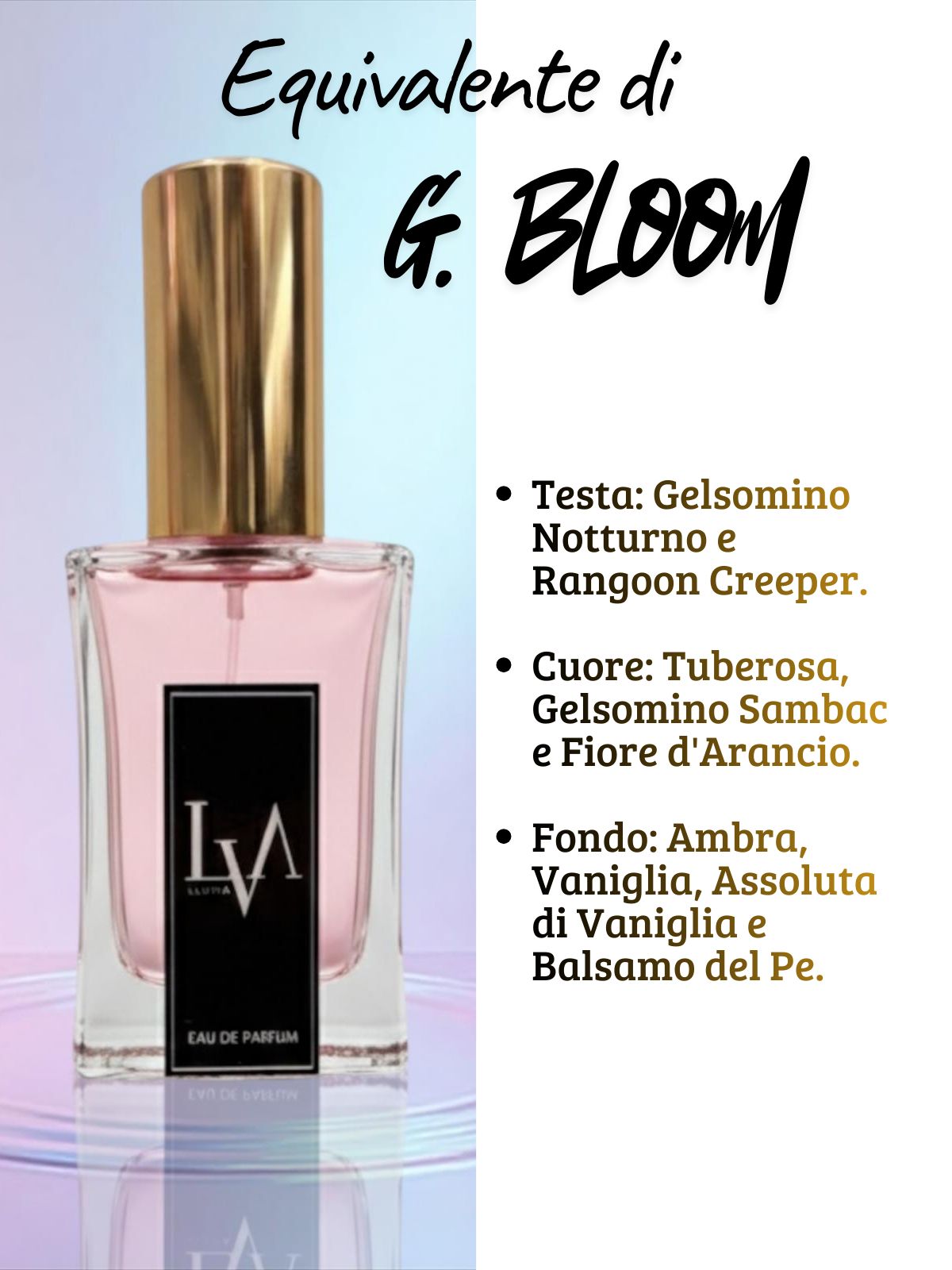 Profumo donna n F051 (equivalente di Gucci Bloom)