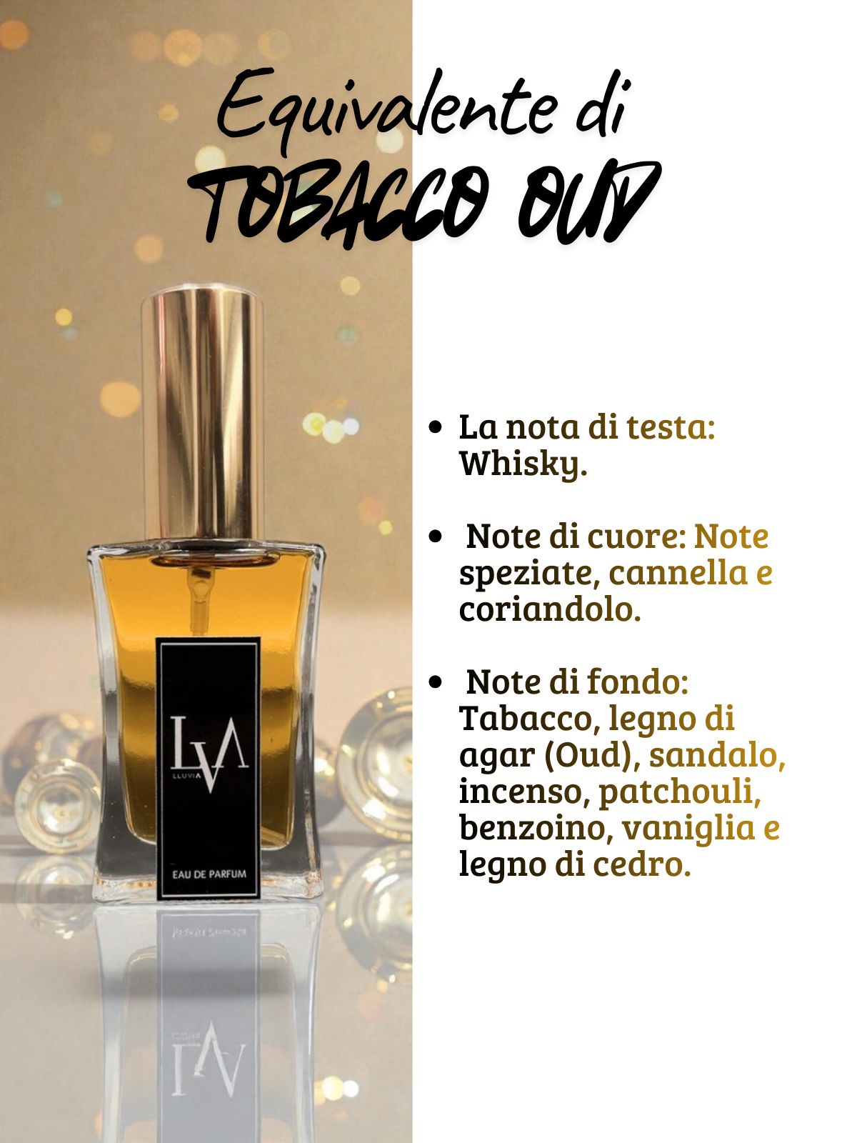 Profumo prestige n N625 (equivalente di tobacco oud di Tom Ford)
