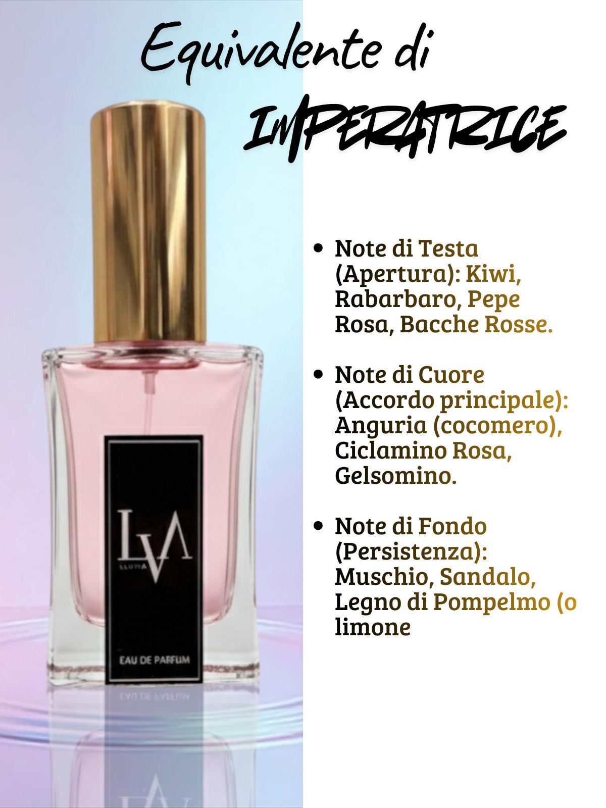 Perfume de mujer n.º F056 (equivalente a L'Impératrice)