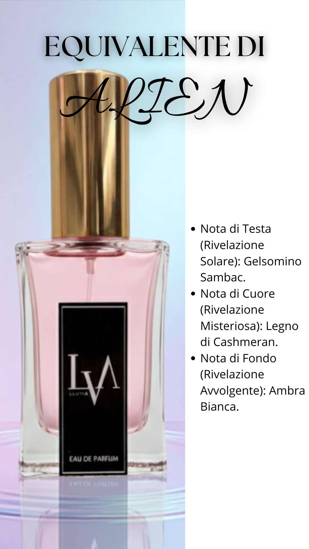 profumo donna n F020 (equivalente di Alien)