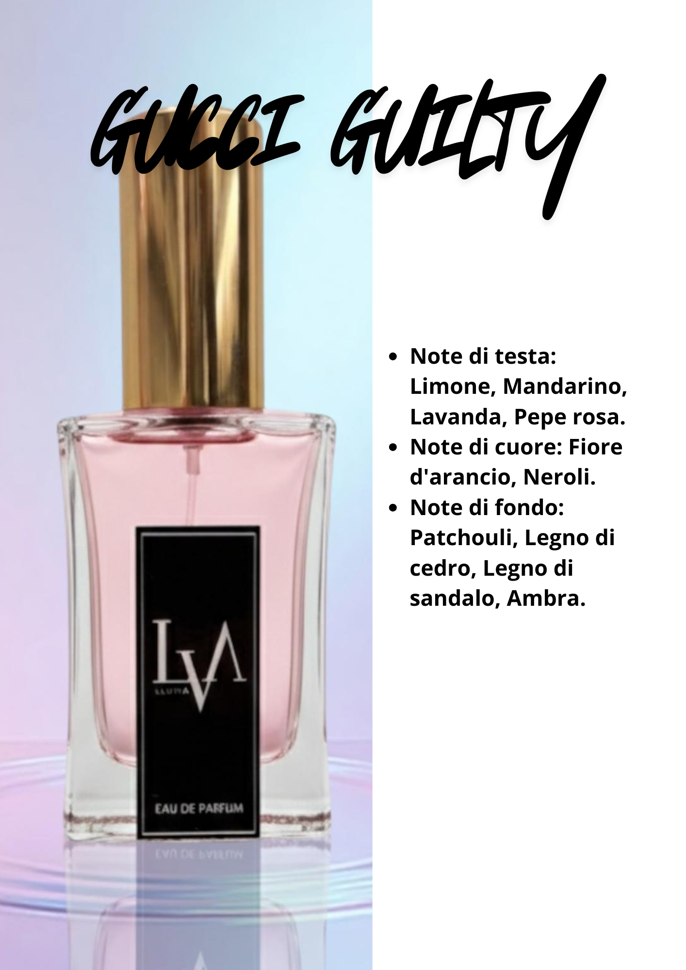 Profumo donna n F065 (equivalenti di Gucci Guilty for her)