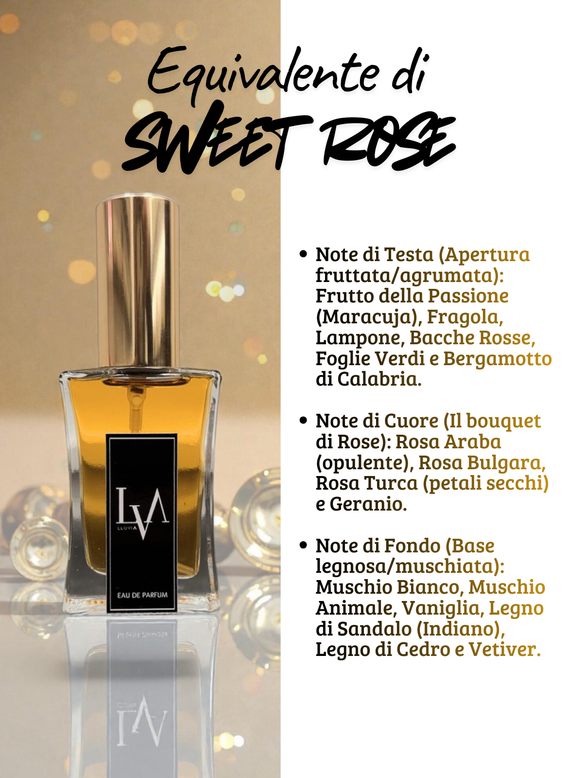 Profumo prestige n N664 (equivalente di Sweet Rose)
