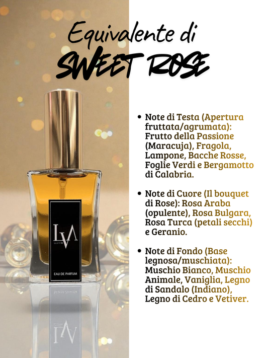 Profumo Prestige n.º 664 (equivalente a Sweet Rose)