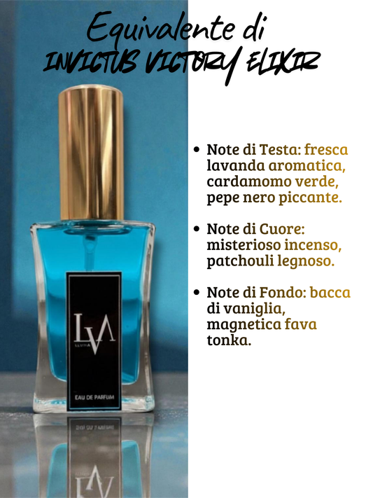 Perfume para hombre n.º M020 (equivalente a Invictus Victory Elixir)