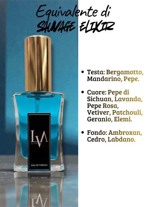 Perfume de hombre n.º M022 (equivalente a Sauvage Elixir)