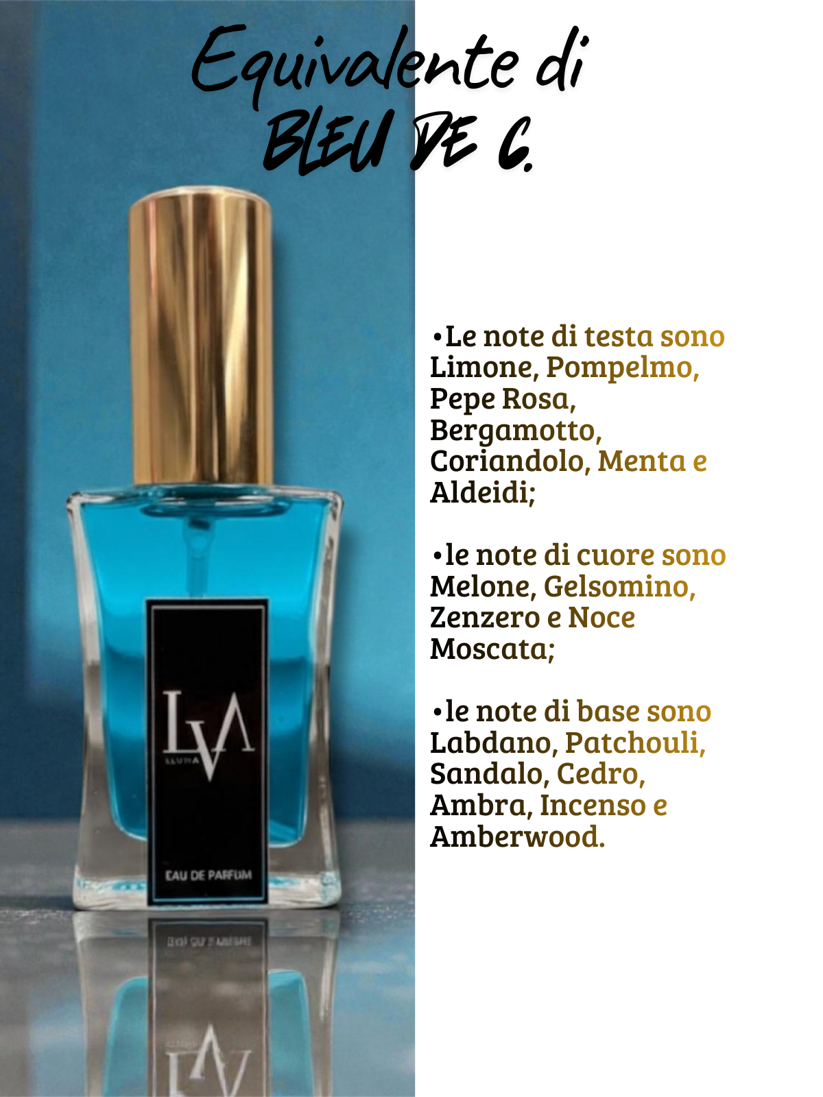 Profumo uomo n M033 (equivalente di Bleu di Chanel)