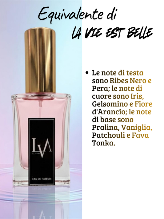 Perfume de mujer n F053 (equivalente de La Vie Est Belle)