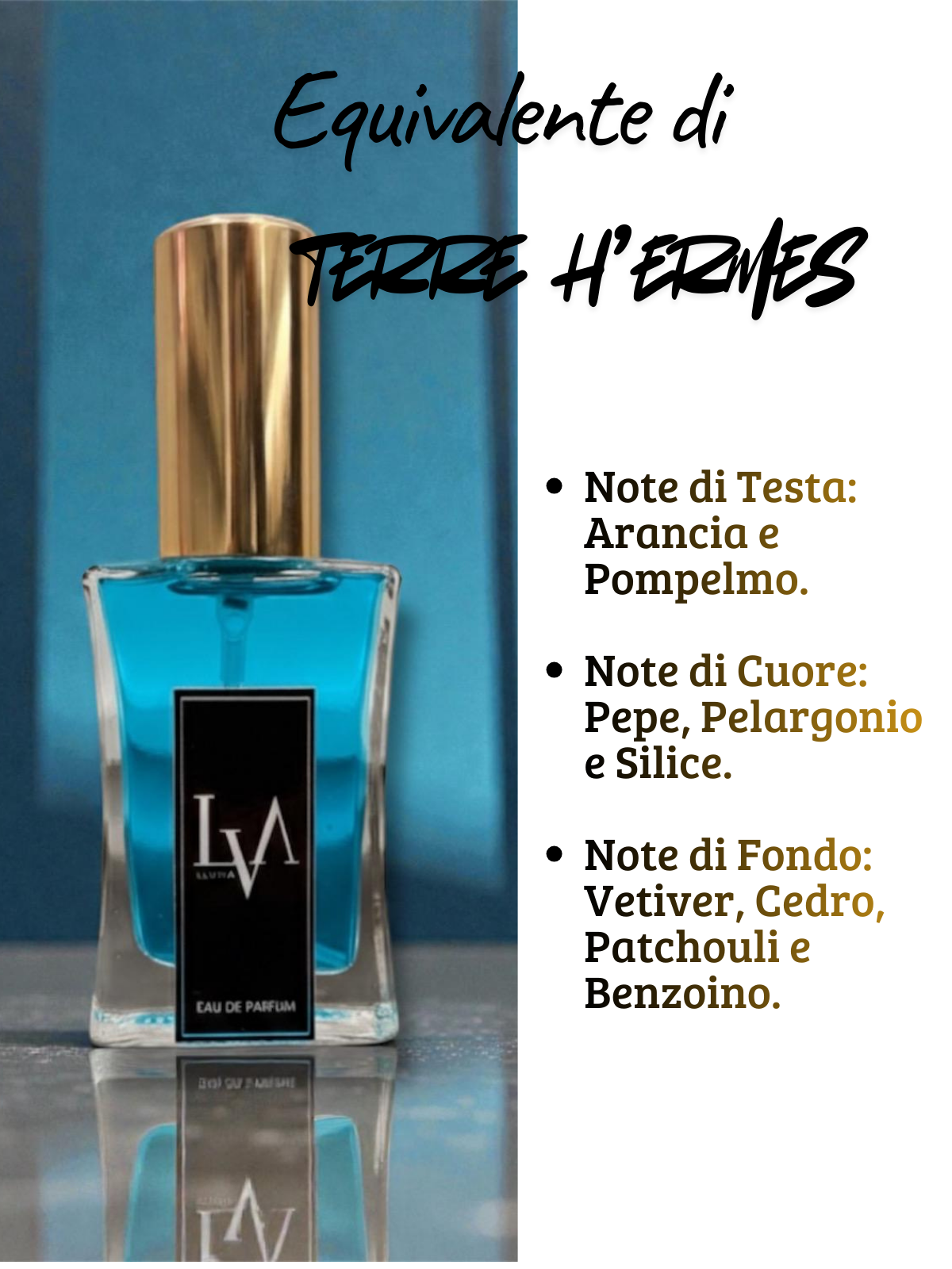 Profumo uomo n M038  (equivalente di Terre d'Hermes)