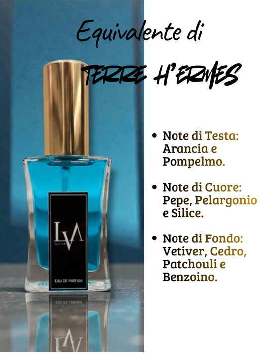 Perfume de hombre n.º M038 (equivalente a Terre d'Hermes)