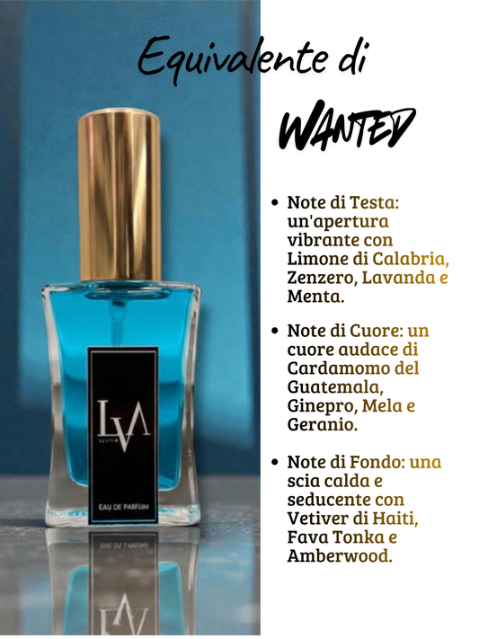 Perfume de hombre M023 (equivalente de Azzaro Wanted)
