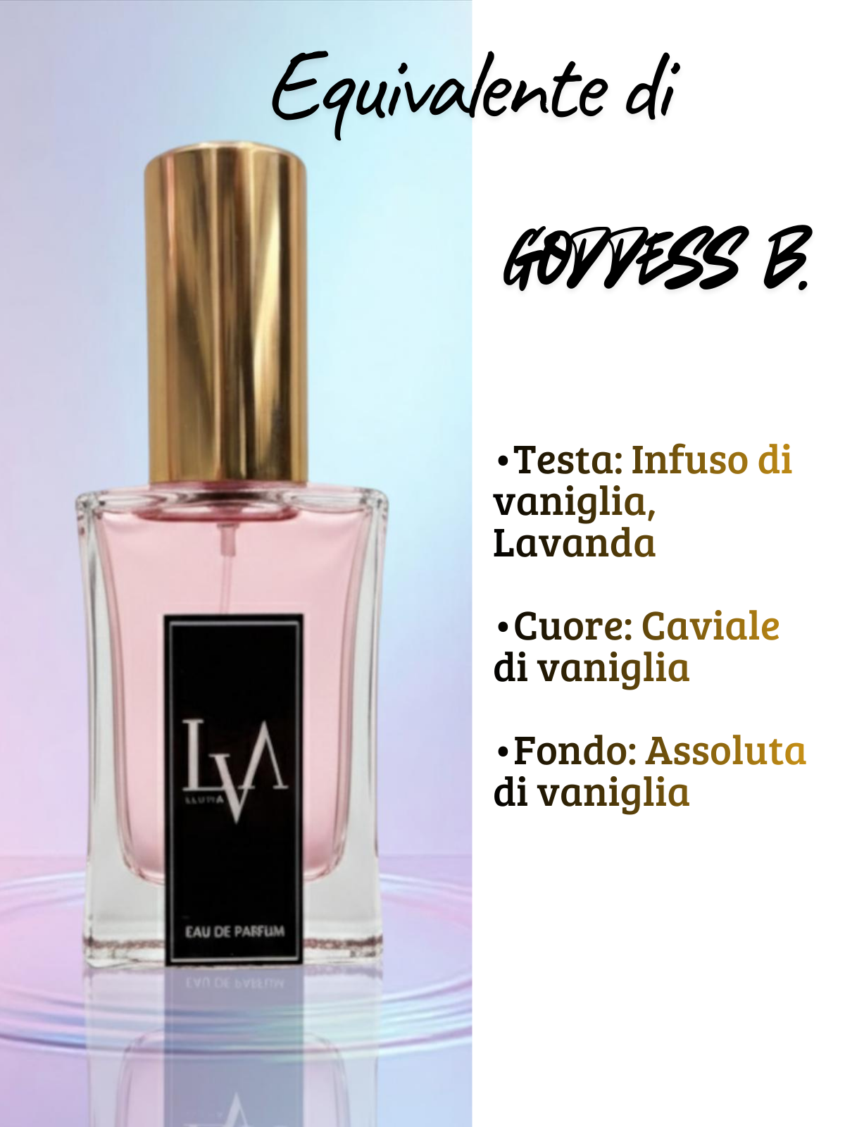 Profumo donna n F009 (equivalente di Goddess di Burberry)