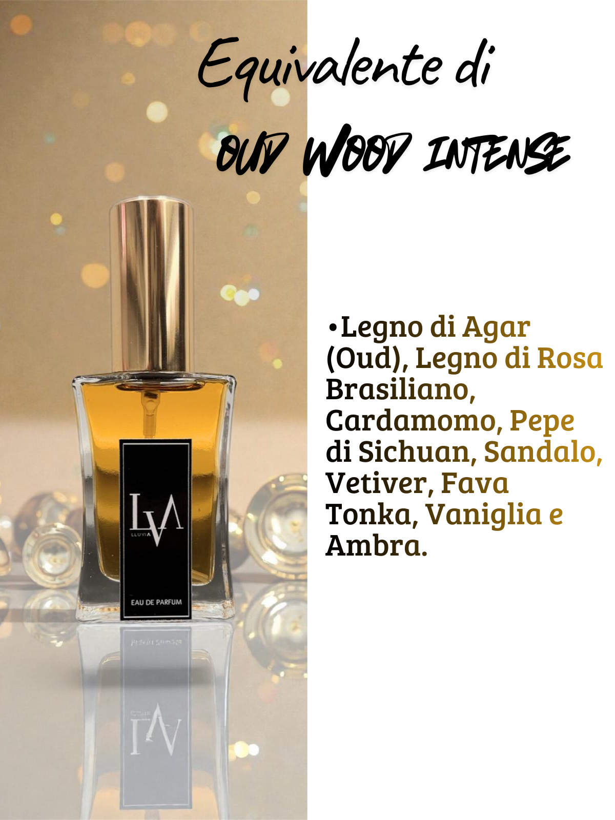 Perfume prestige n.º 628 (equivalente de Oud Wood Intense de Tom Ford)