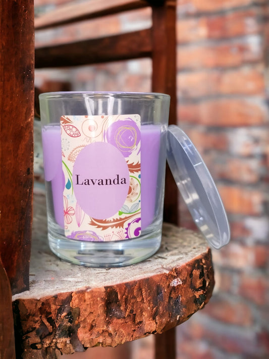 Candela home al profumo di lavanda