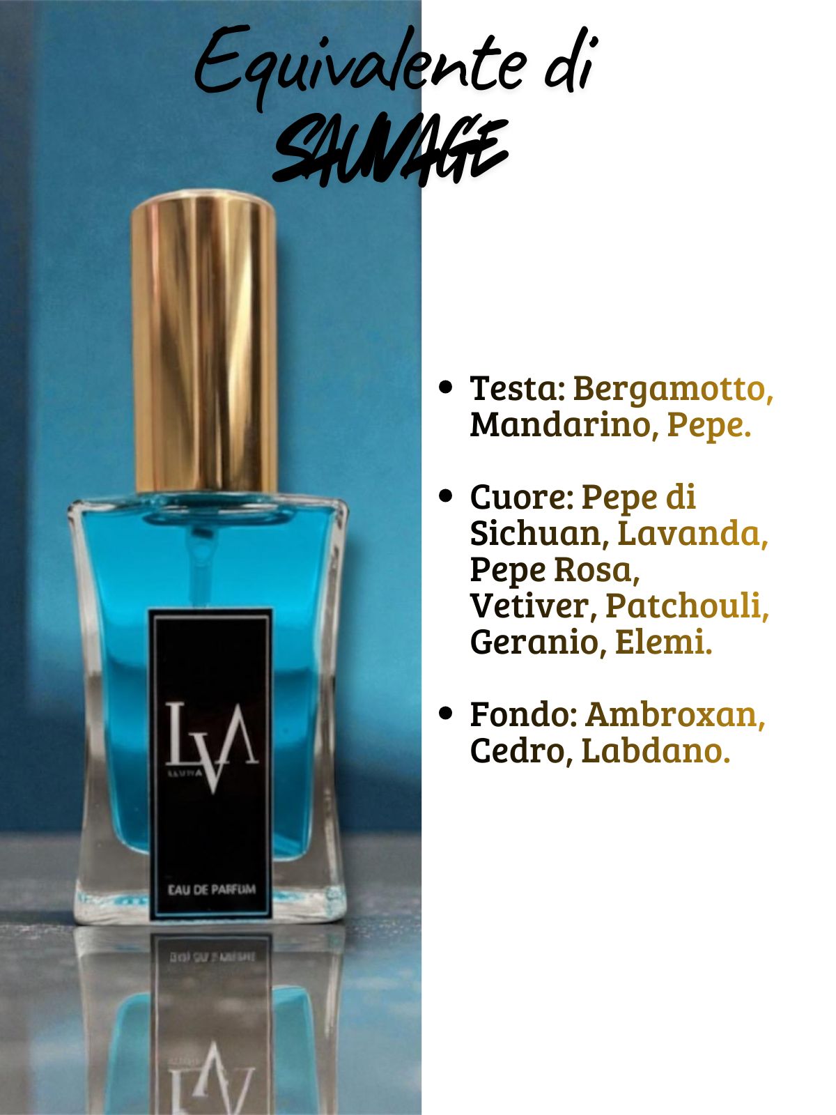 Profumo uomo n M029 (equivalente di Sauvage 2015)