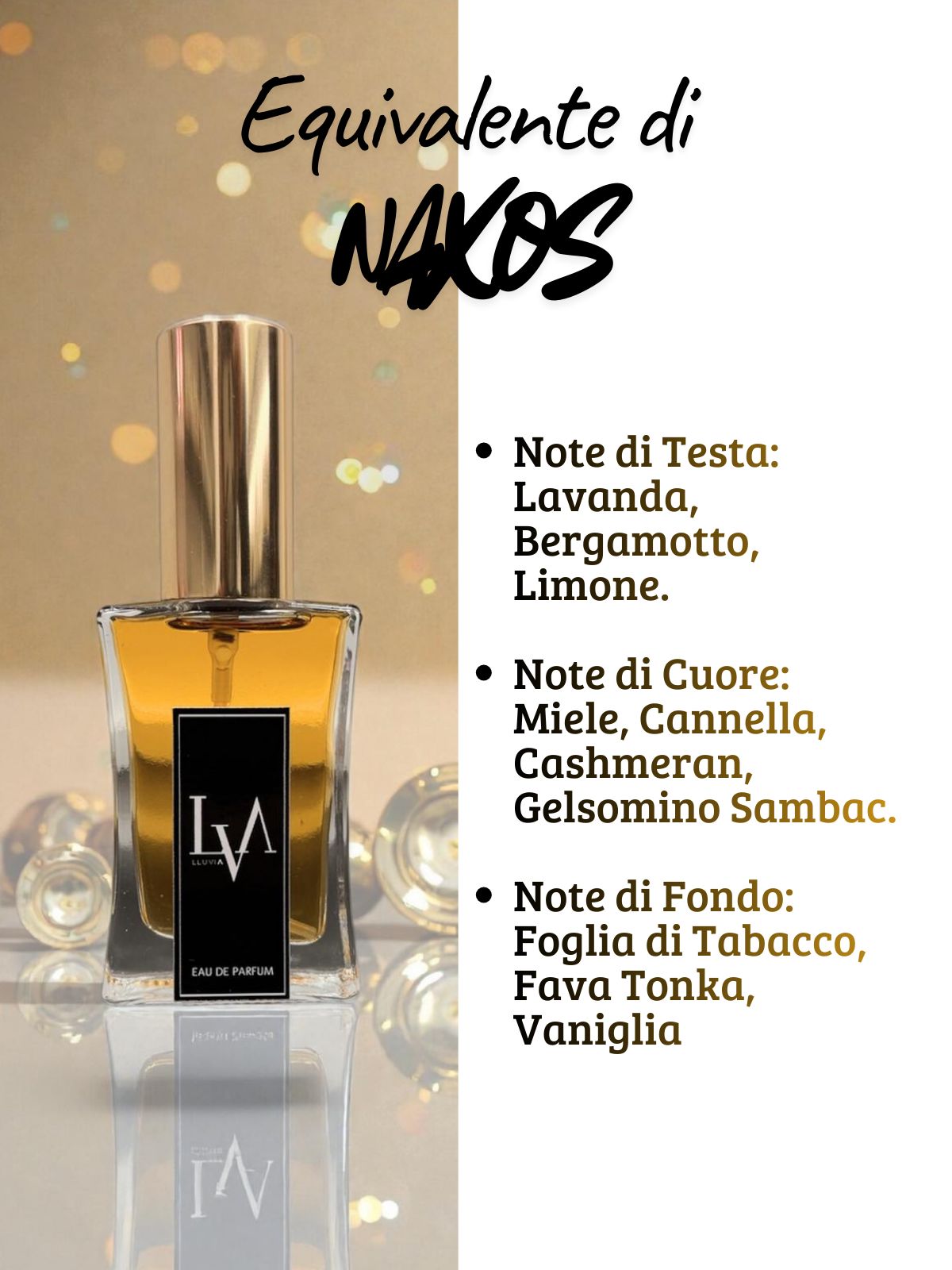 perfume prestige n.º N621 (equivalente de Naxos de Xerjoff)